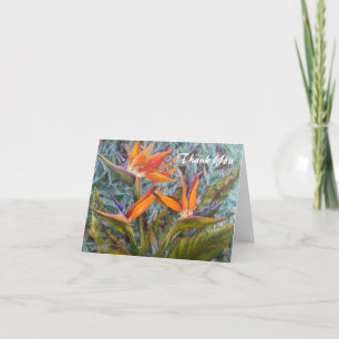 "Singing Bird of Paradise" Thank You Card