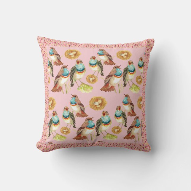 Singing Birds Cushion (Front)