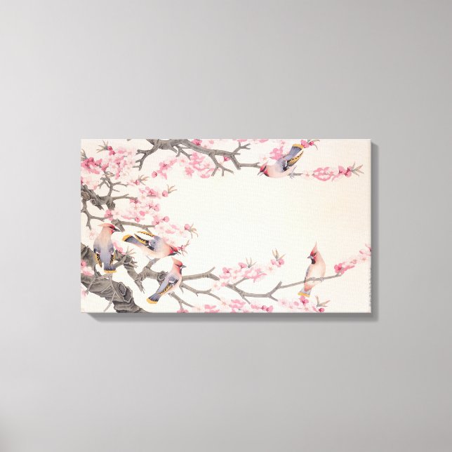 Singing Birds in Spring Canvas Print (Front)