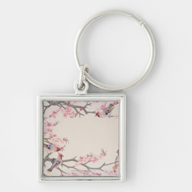 Singing Birds in Spring Key Ring (Front)