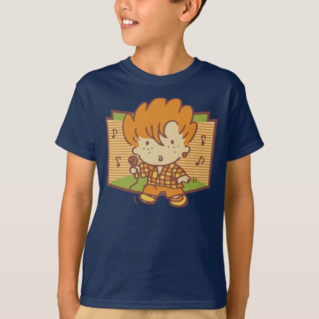 Singing Boy Kid T-Shirt (Front)