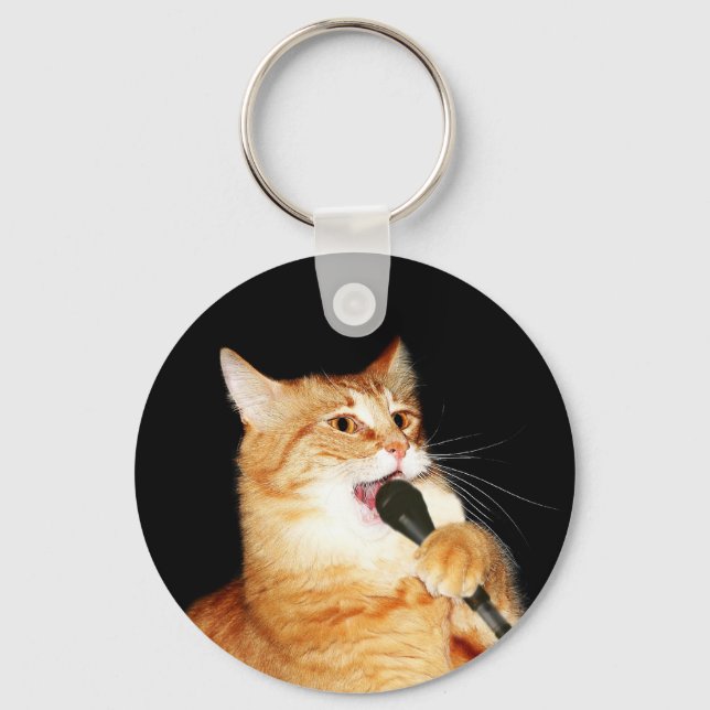 Singing cat key ring (Front)