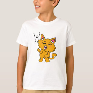 Singing Cat Kid Shirt