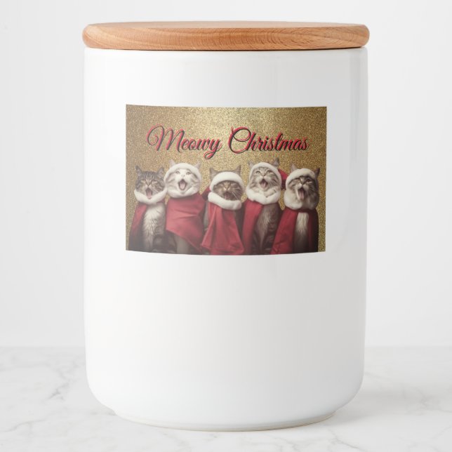 Singing Cats Food Label (Front)