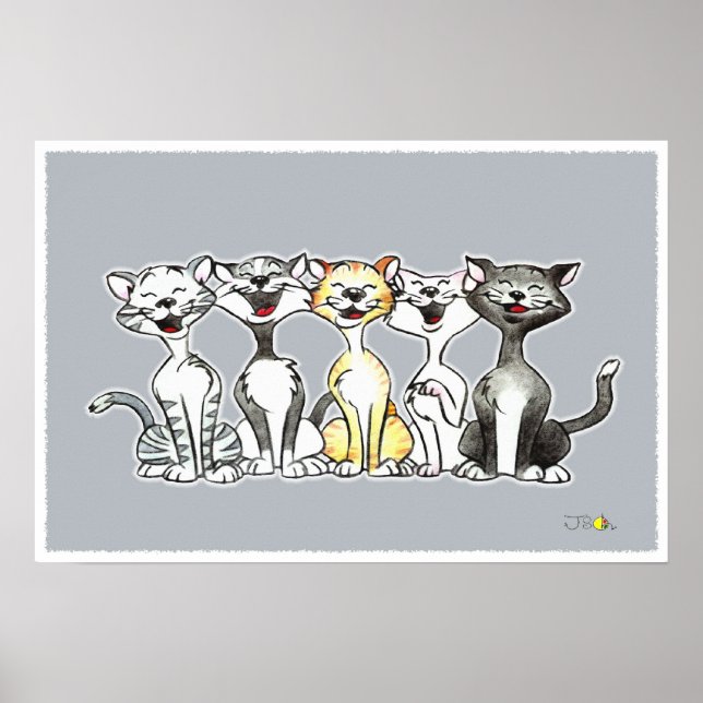Singing Cats Poster (Front)