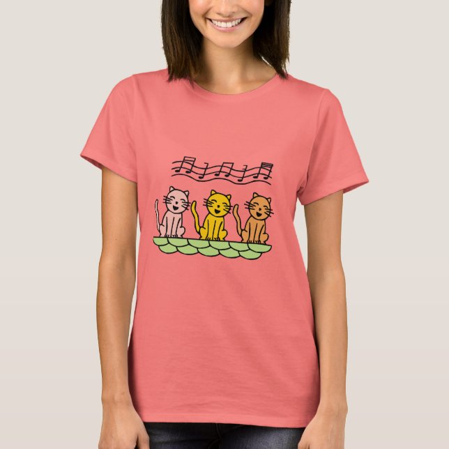 Singing Cats Tshirts and Gifts (Front)