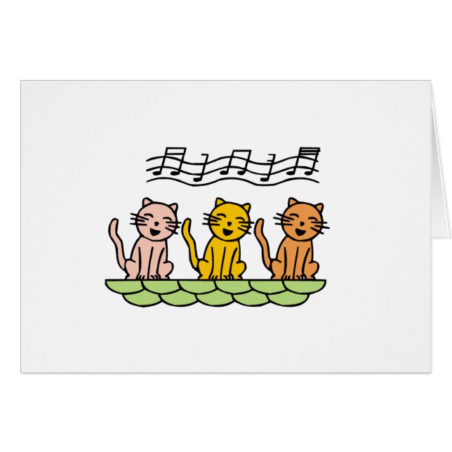 Singing Cats Tshirts and Gifts (Front Horizontal)