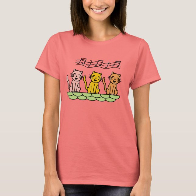 Singing Cats Tshirts and Gifts (Front)