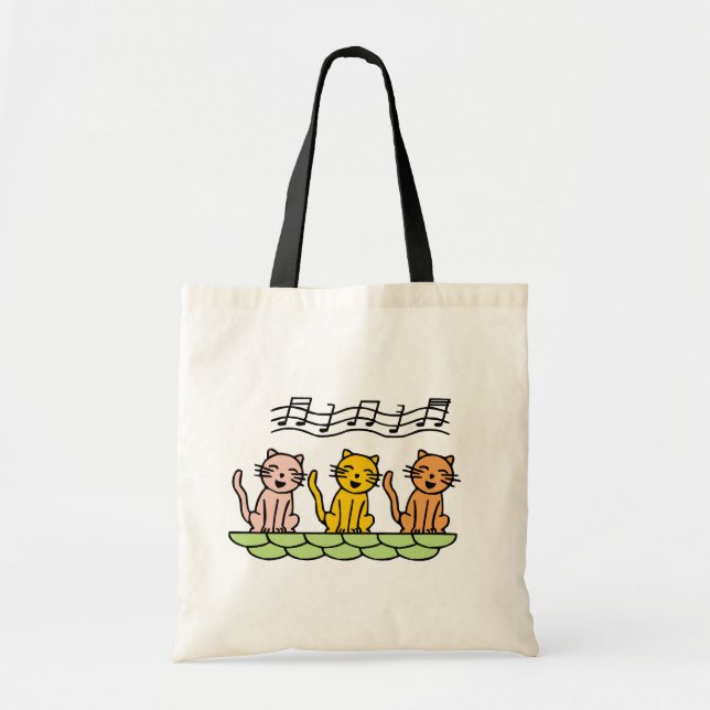 Singing Cats Tshirts and Gifts Tote Bag (Front)
