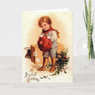 Singing Christmas Carols Holiday Card