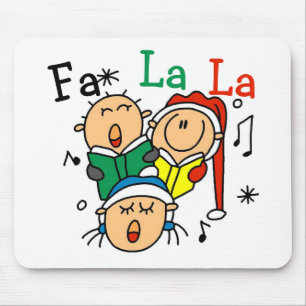 Singing Christmas Carols Tshirts and Gifts Mouse Mat