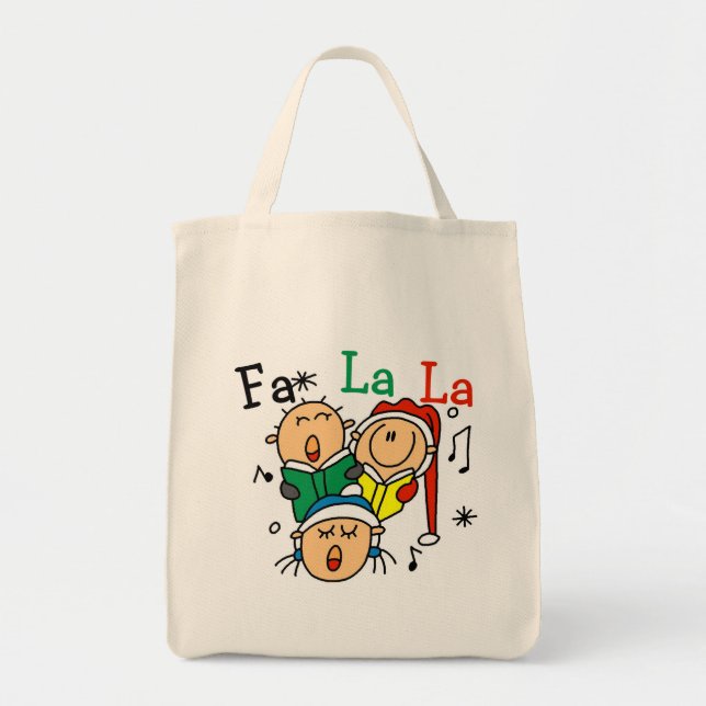 Singing Christmas Carols Tshirts and Gifts Tote Bag (Front)