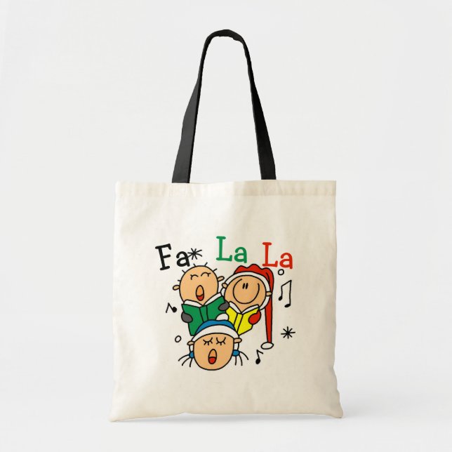 Singing Christmas Carols Tshirts and Gifts Tote Bag (Front)