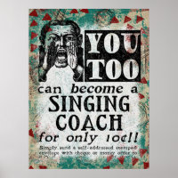 Singing Coach - Funny Vintage Retro