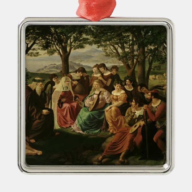 Singing Competition Metal Tree Decoration (Front)