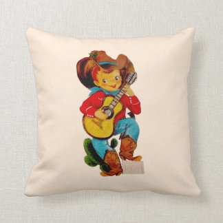 Singing Cowboy Kid Cushion