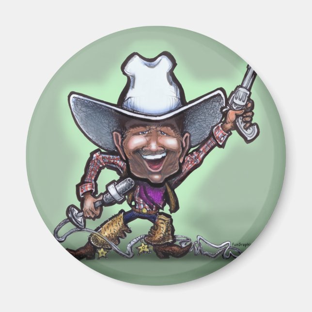 Singing Cowboy Magnet (Front)