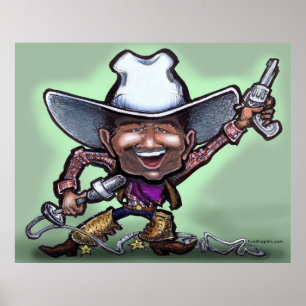 Singing Cowboy Poster
