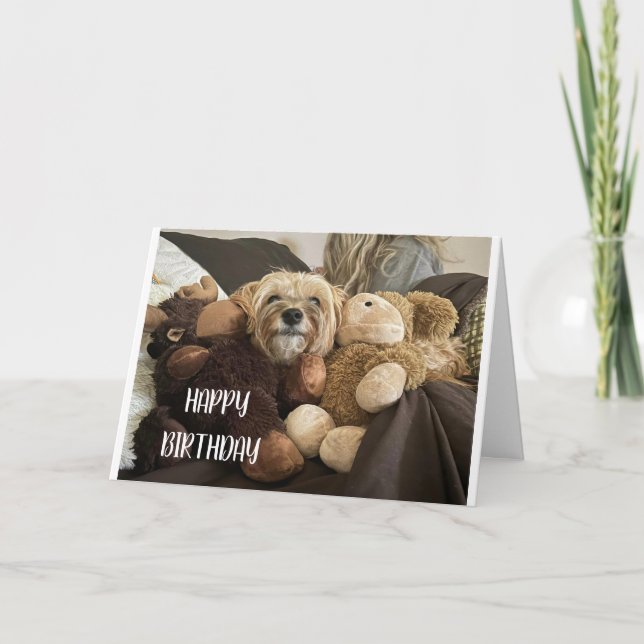 SINGING *HAPPY BIRTHDAY* JUST FOR *YOU* CARD (Front)