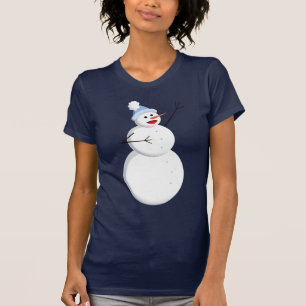 Singing Happy Snowman T-Shirt