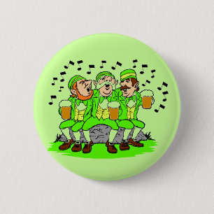 Singing Leprechauns Button