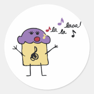 Singing Muffin - Sticker