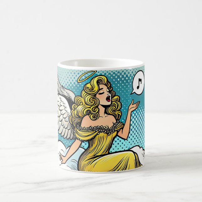 Singing Musical Angel Coffee Mug (Center)