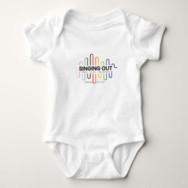 Singing Out Baby Shirt (Front)