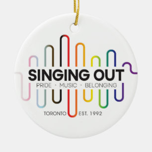 Singing Out Ornament