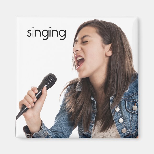 Singing Refrigerator Magnet (Front)