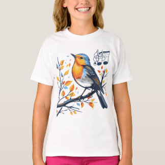 Singing Songbird T-Shirt – Musical Nature Inspired