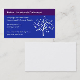 Singing Spiritual Leader Business Cards