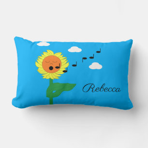 Singing Sunflower Lumbar Cushion