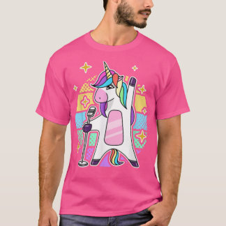 Singing Unicorn Singer Music Unicorn  T-Shirt