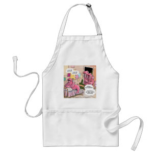 Singing Walrus Worried Parents Funny Standard Apron