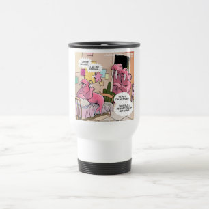 Singing Walrus Worried Parents Funny Travel Mug