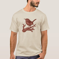 Singing Wren on the Dead Tree