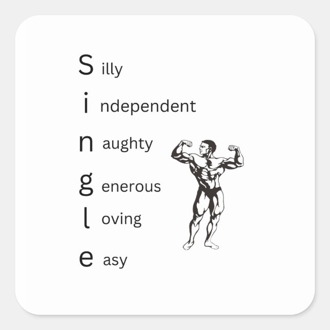 Single Acronym sticker (Front)