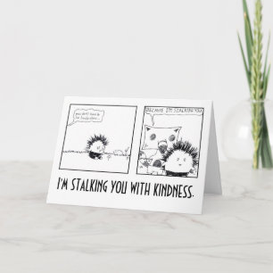 Single Awareness Day Card-Stalking you Holiday Card