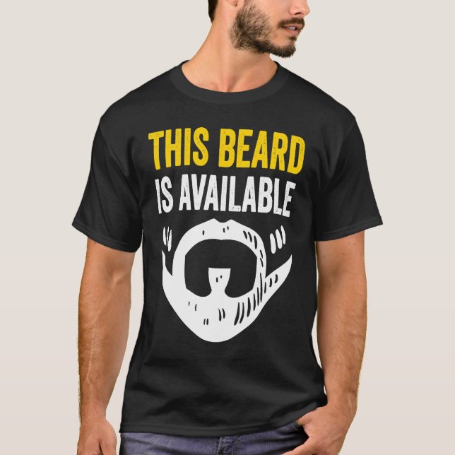 Single Bearded Guy T-Shirt (Front)