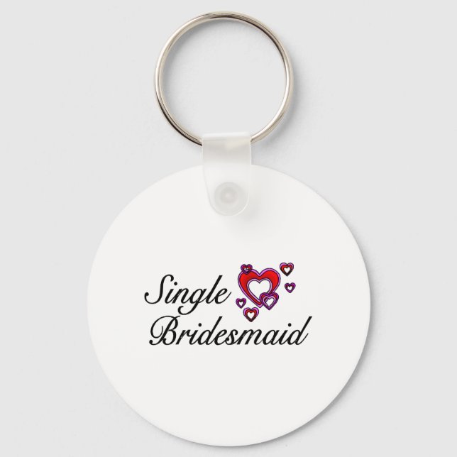 Single Bridesmaid Key Ring (Front)