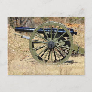 Single Civil War Cannon Postcard