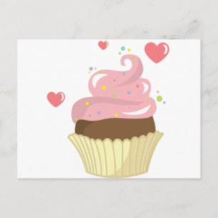 Single Cupcake Postcard