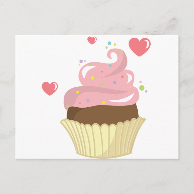 Single Cupcake Postcard (Front)