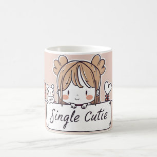 Single Cutie Anime Kawaii Coffee Mug