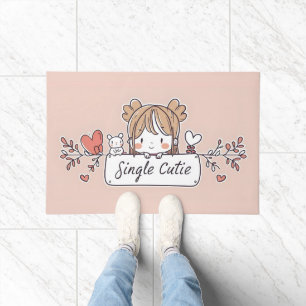 Single Cutie Anime Kawaii Doormat