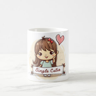 Single Cutie Cute Girl Coffee Mug
