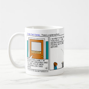 Single Dad Diaries - There's a spider up there Coffee Mug