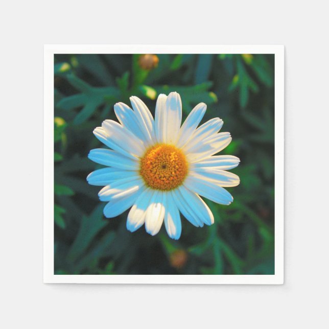 Single Daisy Napkin (Front)