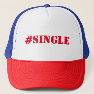 #single, dating, single, looking for love trucker hat